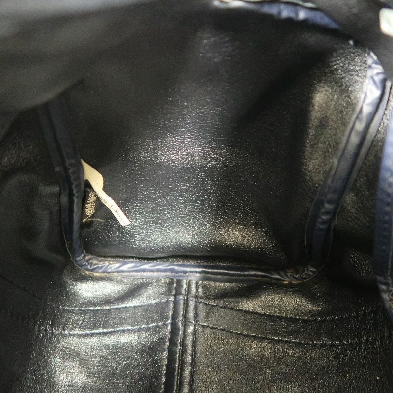 DIOR Trotter Mini Boston Bag, Brown & Black Canvas, Non-original Cadena Lock (No Key)