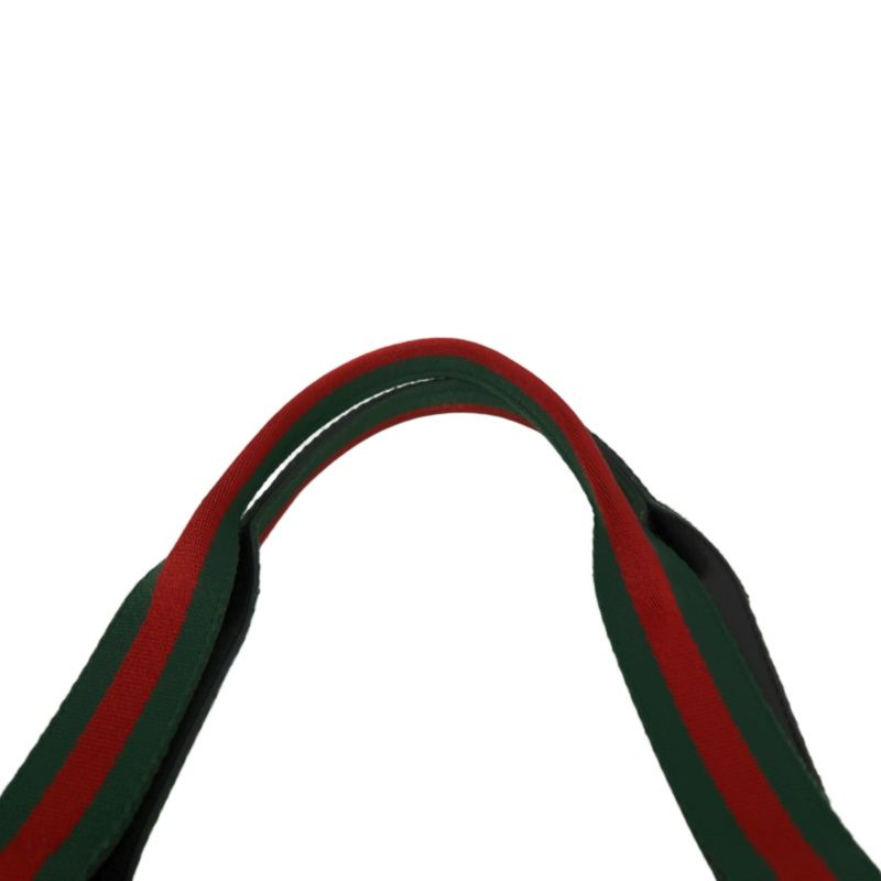 GUCCI Sherry Line Tote Bag, GG Canvas, Grey, With Dust Bag