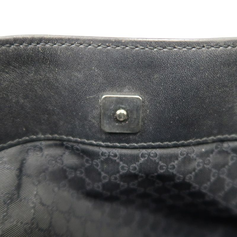 GUCCI Sherry Line Tote Bag, GG Canvas, Grey, With Dust Bag