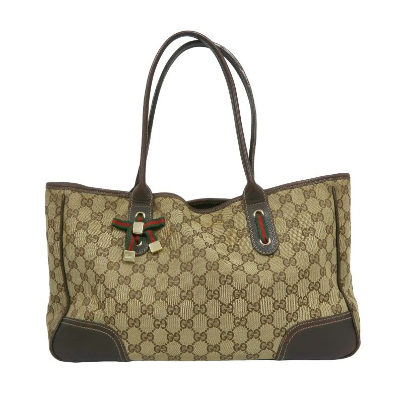 GUCCI Tote Bag, GG Canvas, Beige