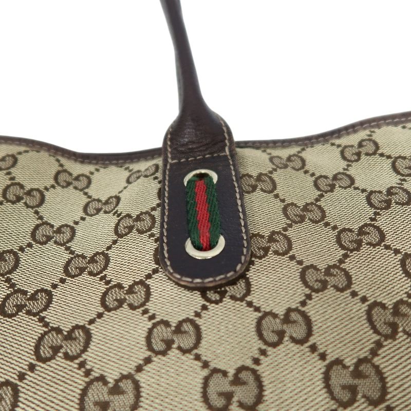 GUCCI Tote Bag, GG Canvas, Beige