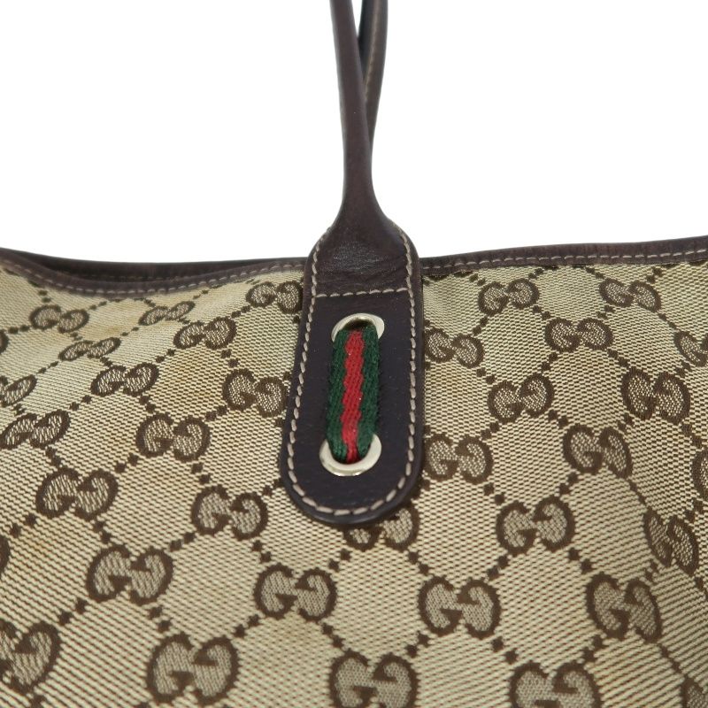 GUCCI Tote Bag, GG Canvas, Beige