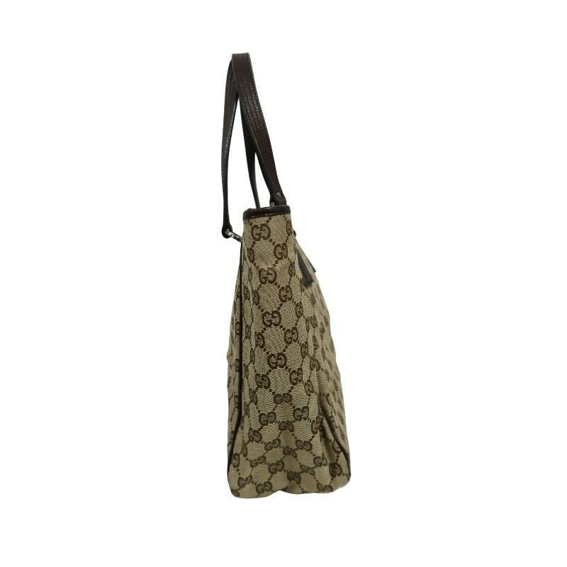 GUCCI GG Canvas Tote Bag Beige