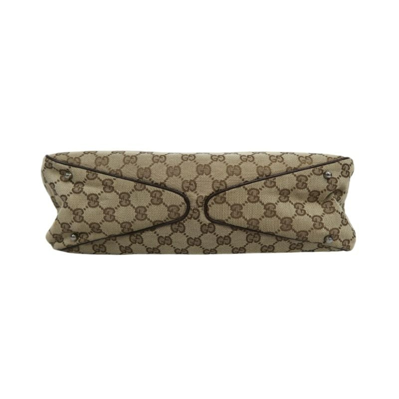 GUCCI GG Canvas Tote Bag Beige