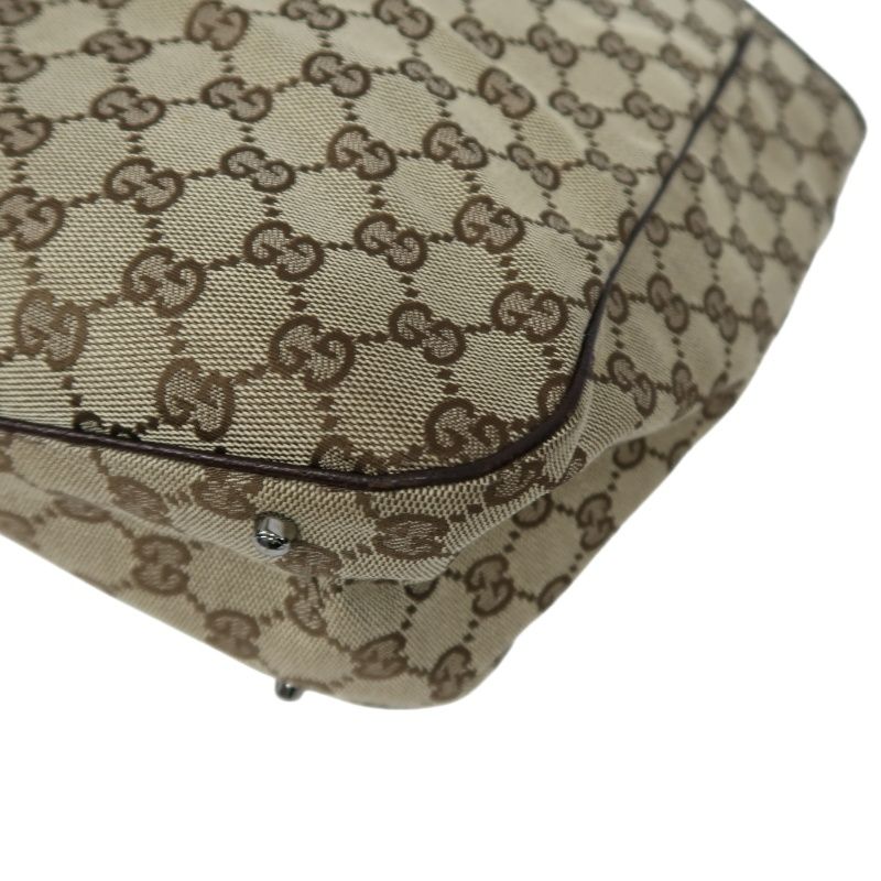 GUCCI GG Canvas Tote Bag Beige