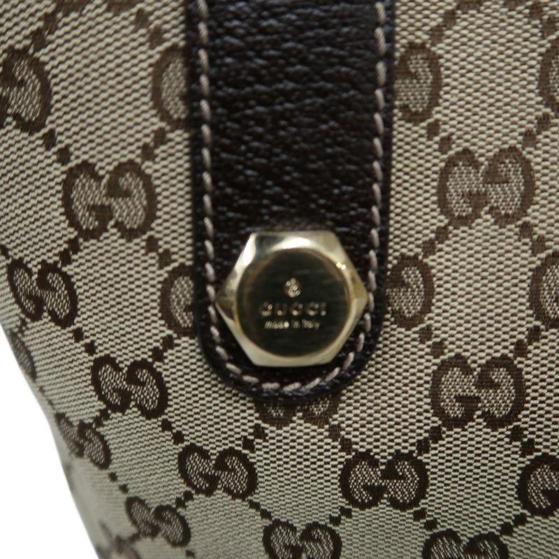 GUCCI GG Canvas Tote Bag Beige