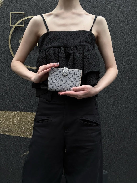 LOUIS VUITTON Denim Blue Notebook, Comes with Box, Refillable Pages, Caliper, Phone Book and Certificate of Authenticity