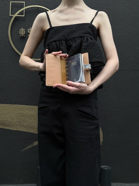 LOUIS VUITTON Denim Blue Notebook, Comes with Box, Refillable Pages, Caliper, Phone Book and Certificate of Authenticity