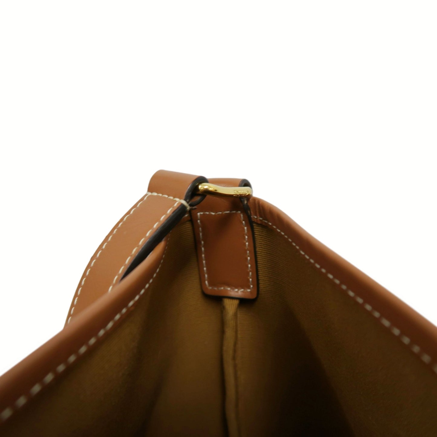 CELINE Macadam Monogram Bucket Shoulder Bag Brown PVC