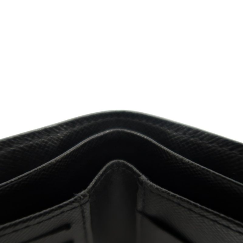 LOUIS VUITTON Portefeuille Damier Graphite Bifold Wallet Black Checkerboard PVC
