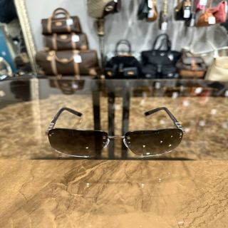 LOUISVUITTON LV Damier Attraction Silver Hardware Gradient Rimless Resin Sunglasses, 、, Comes With Original Dust Bag