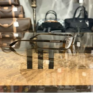 BURBERRY Dark Brown Rectangular Frame Eyeglasses