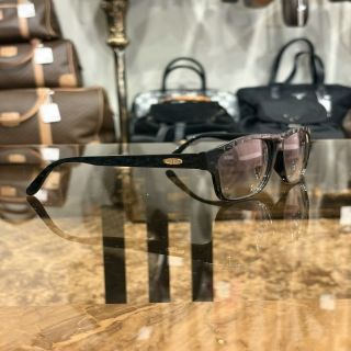 DIOR Black Frame Purple Gradient Lens Resin Sunglasses