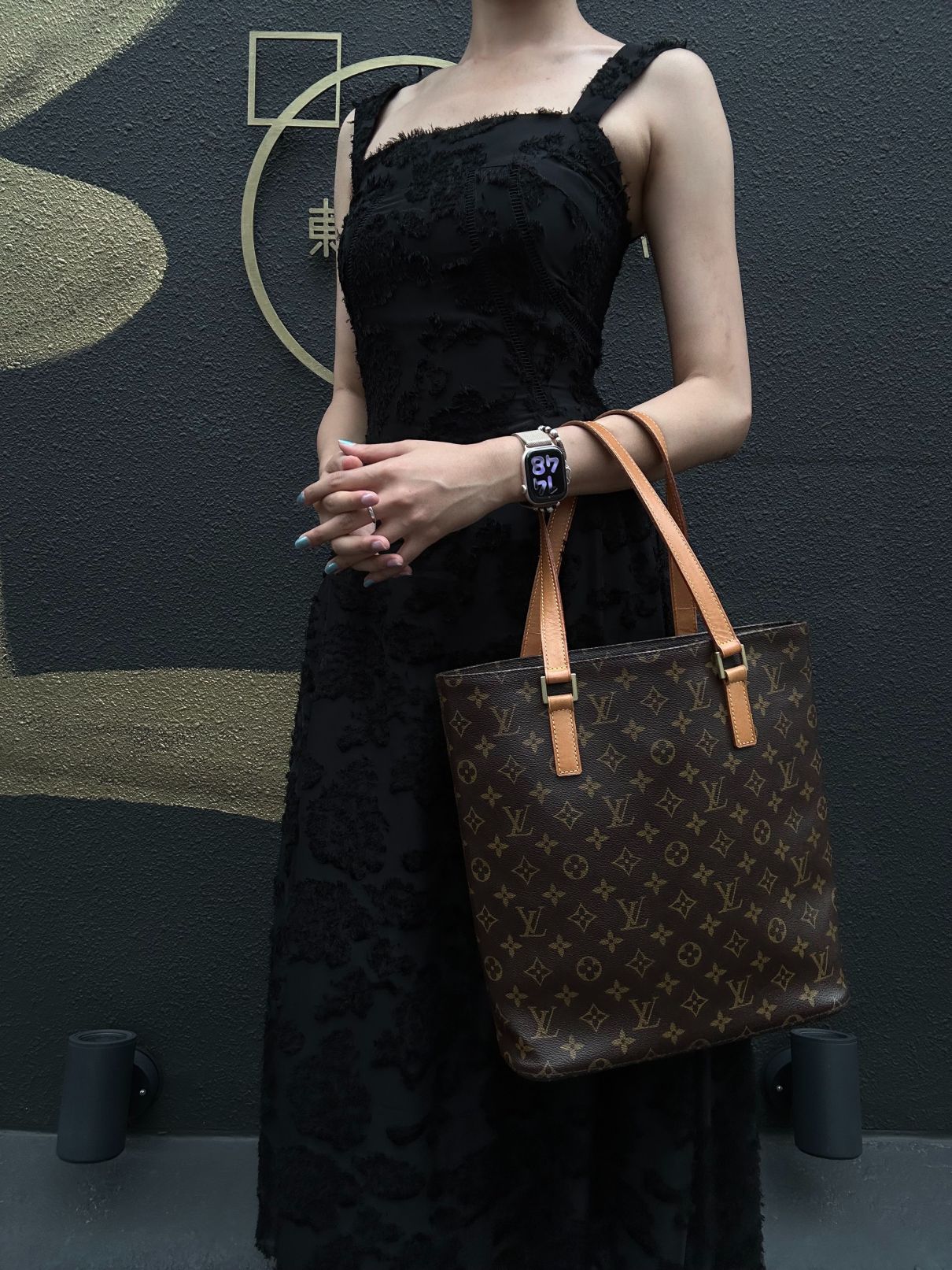 LOUIS VUITTON Monogram Vavin GM Tote Bag  Brown