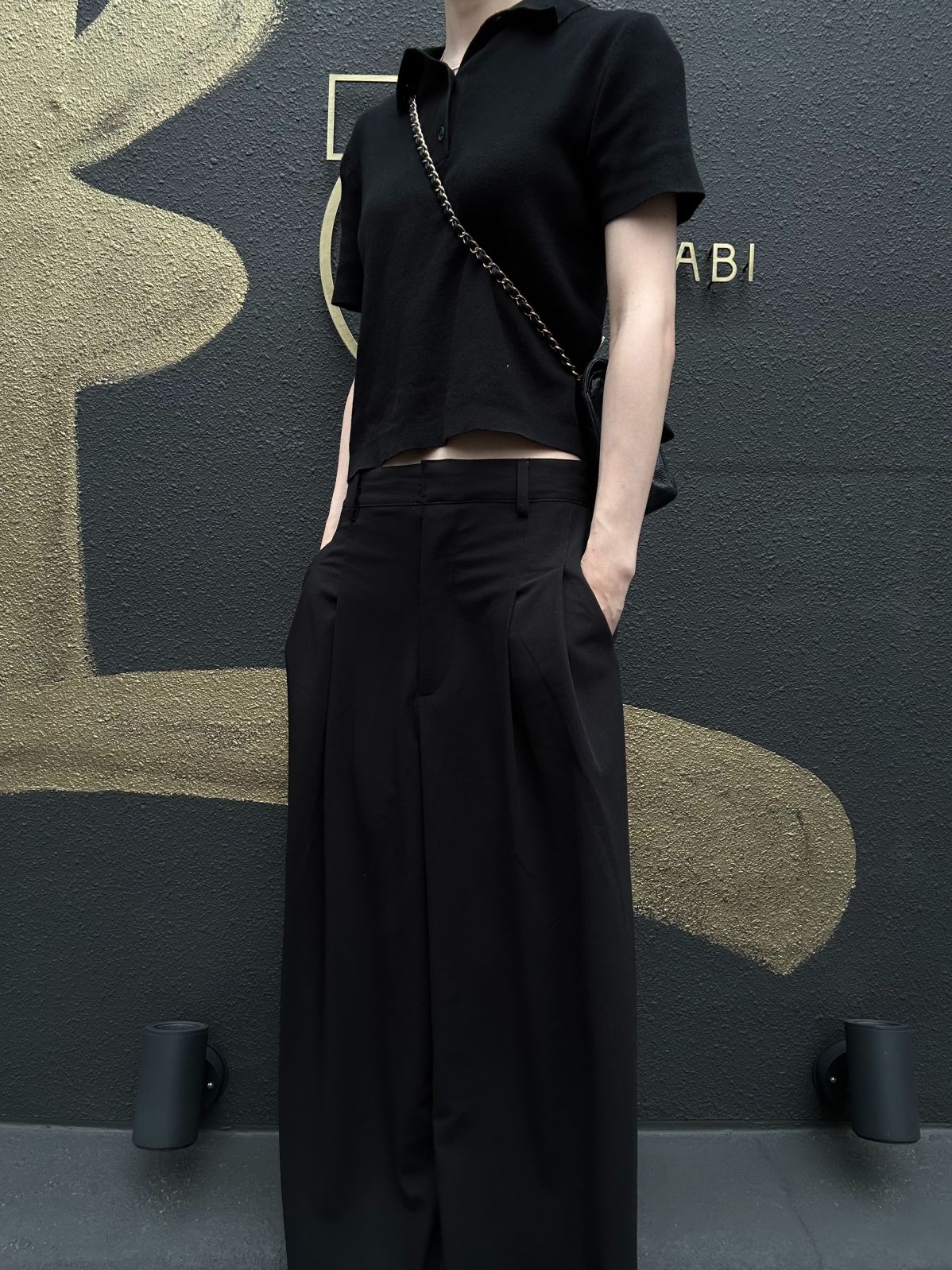 CHANEL Classic Flap Matelasse Caviar Shoulder Bag Black Gold Hardware
