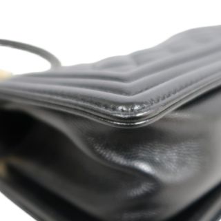 CHANEL Black Calfskin Quilted Boy Leboy Gold Buckle Shoulder Bag With Gold Hardware, Comes With Authenticity Card & Dust Bag