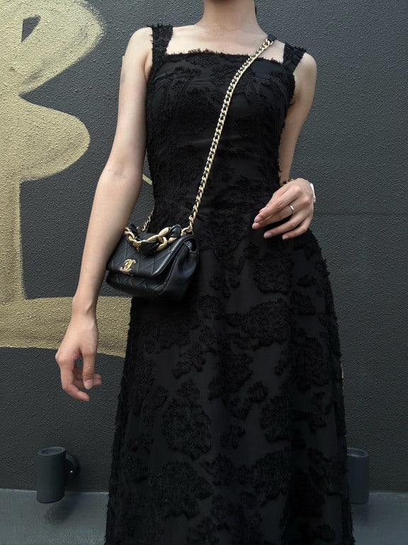 CHANEL Quilted Lambskin Turn-lock Flap Shoulder Crossbody Bag In Black With Gold Hardware, Comes With Original Box And Authenticity Card