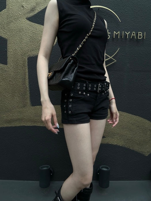 CHANEL Classic Matelasse Flap Chain Shoulder Bag Lambskin Black Gold Hardware