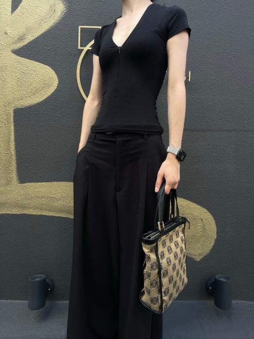 LOEWE Tote Bag Canvas Brown With Dust Bag