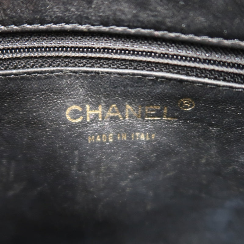 CHANEL Matelasse Tote Bag, Calf Leather, Black, Gold Hardware