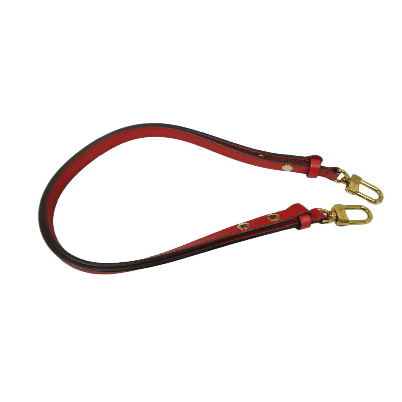 LOUIS VUITTON NeoNoe Shoulder Bag, Brown Monogram PVC with Red Drawstring, Bucket Bag
