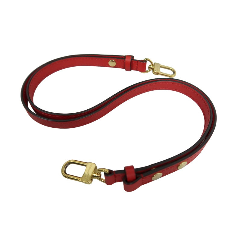 LOUIS VUITTON NeoNoe Shoulder Bag, Brown Monogram PVC, Red Drawstring Bucket Bag