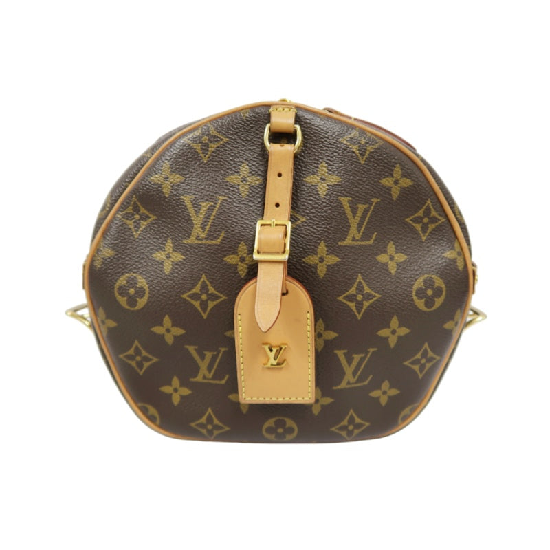 LOUIS VUITTON Boite Chapeau Souple Shoulder Bag, Brown Monogram PVC, Round Crossbody Bag