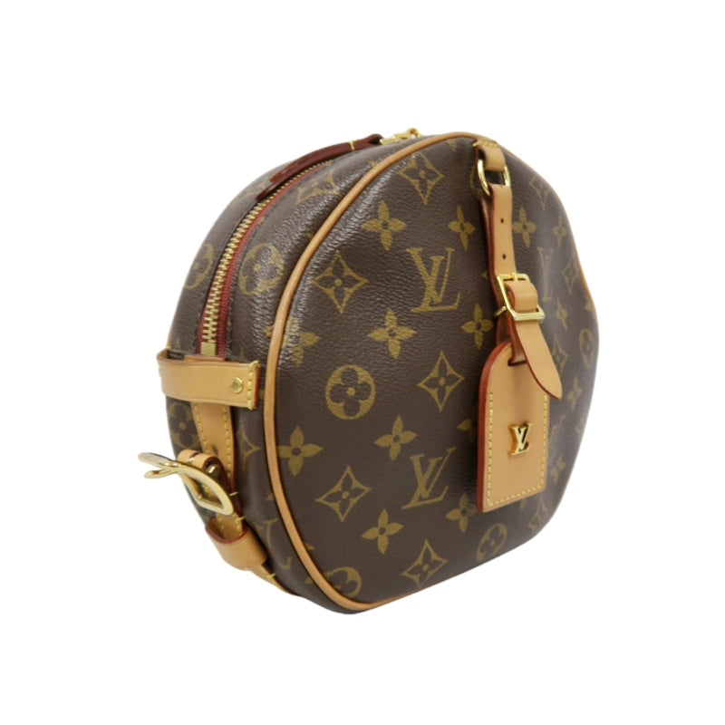 LOUIS VUITTON Boite Chapeau Souple Shoulder Bag, Brown Monogram PVC, Round Crossbody Bag