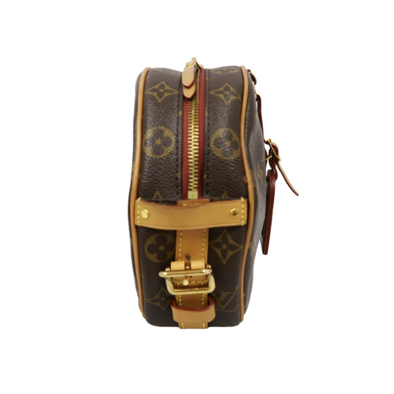 LOUIS VUITTON Boite Chapeau Souple Shoulder Bag, Brown Monogram PVC, Round Crossbody Bag