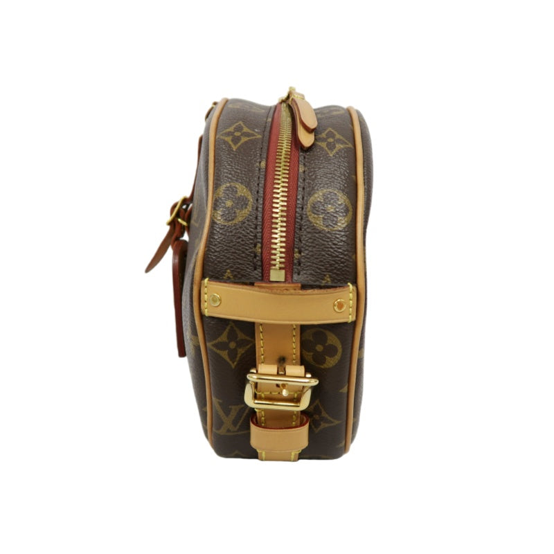 LOUIS VUITTON Boite Chapeau Souple Shoulder Bag, Brown Monogram PVC, Round Crossbody Bag