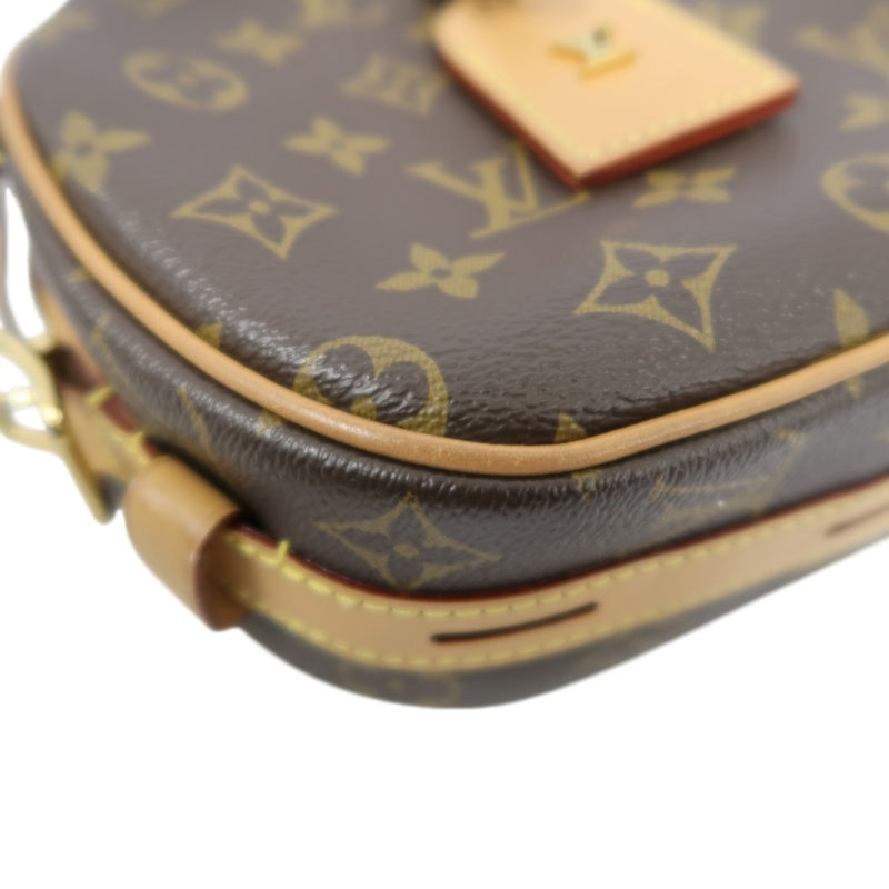 LOUIS VUITTON Boite Chapeau Souple Shoulder Bag, Brown Monogram PVC, Round Crossbody Bag