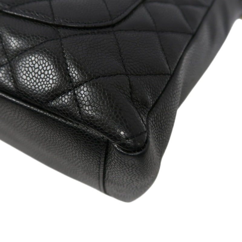 CHANEL Matelasse Tote Bag, Caviar Skin, Black, Gold Hardware, PST Shoulder Bag