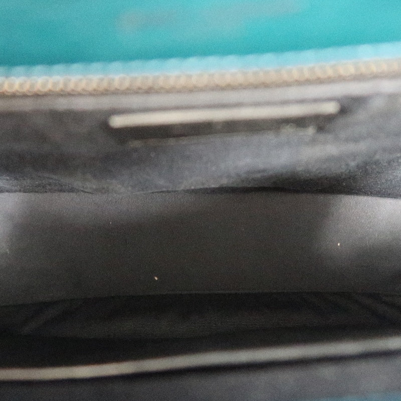 Saint Laurent Niki Leather Shoulder Bag, Blue Oil Wax Leather