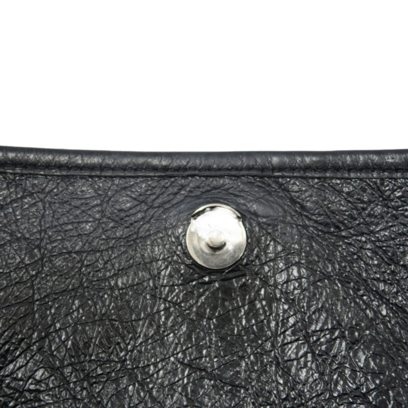 YSL NIKI Shoulder Bag, Black Oil Wax Leather, Crossbody Bag
