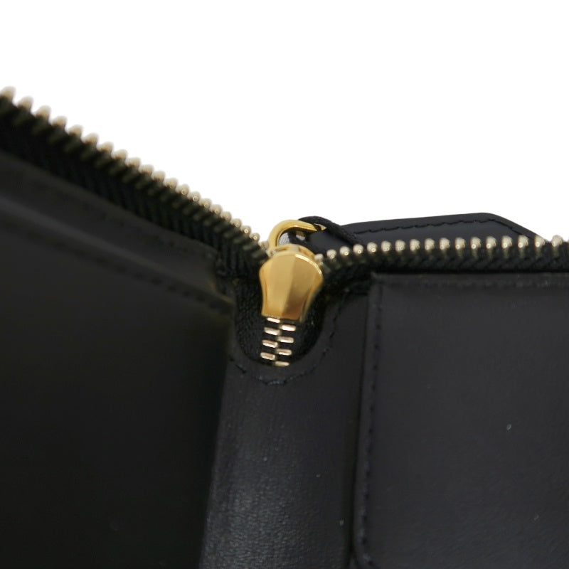 BURBERRY, Burberry, long wallet, brown, brown checkered PVC long wallet