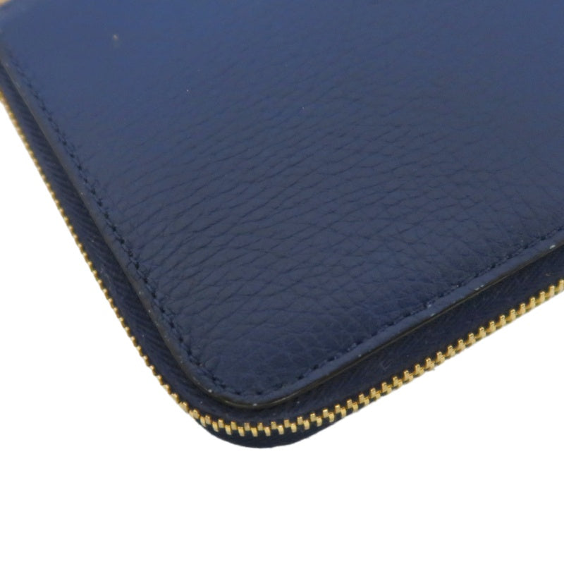 Burberry PVC Long Wallet, Blue