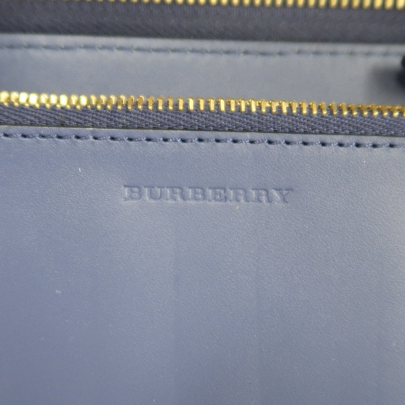 Burberry PVC Long Wallet, Blue