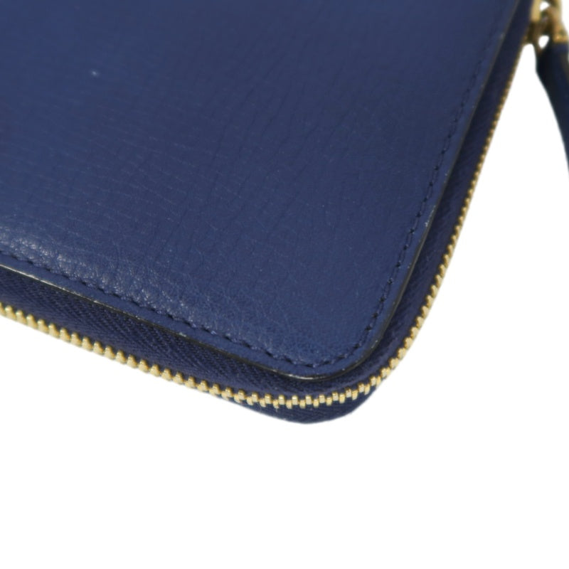 Burberry PVC Long Wallet, Blue
