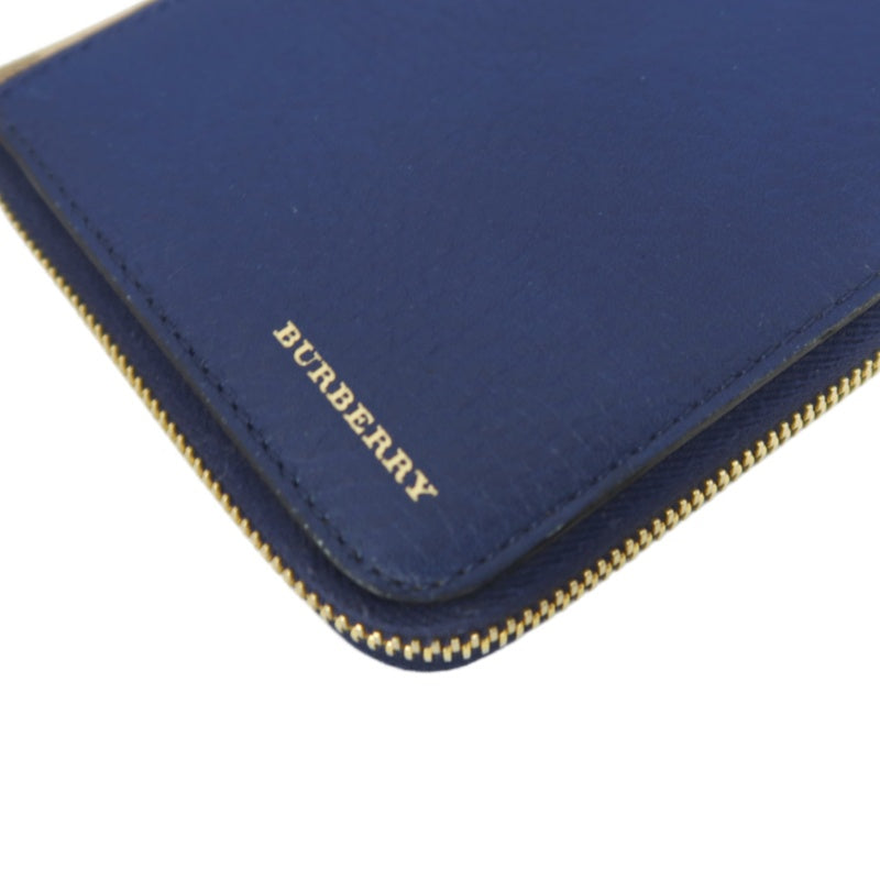 Burberry PVC Long Wallet, Blue