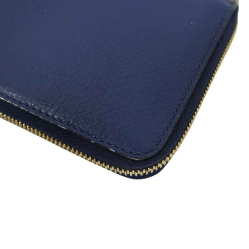 Burberry PVC Long Wallet, Blue