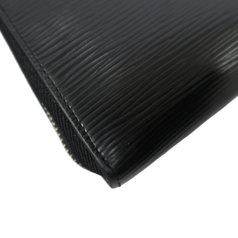 LOUIS VUITTON Epi Long Wallet, Black, LV Black Epi Leather Long Wallet