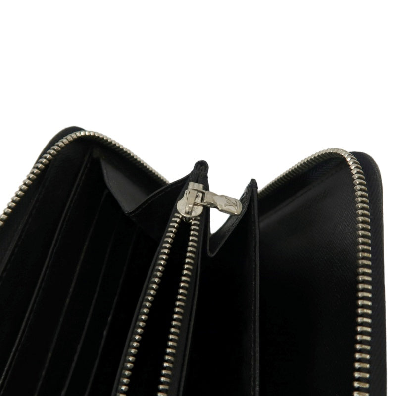 LOUIS VUITTON Epi Long Wallet, Black, LV Black Epi Leather Long Wallet