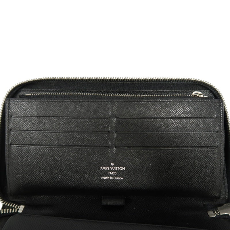 LOUIS VUITTON Epi Long Wallet, Black, LV Black Epi Leather Long Wallet