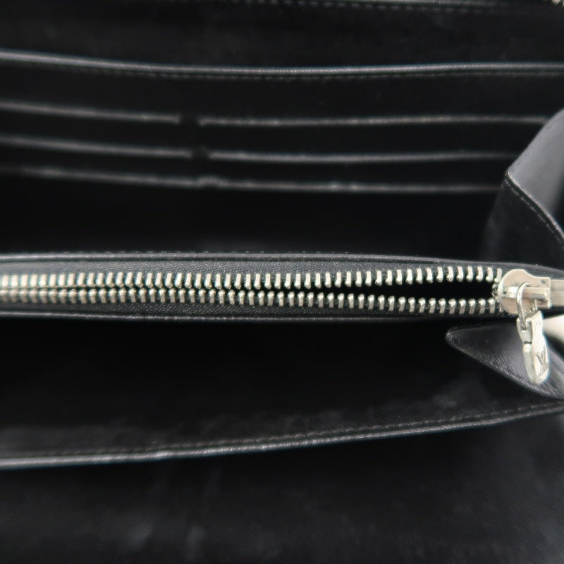 LOUIS VUITTON Epi Long Wallet, Black, LV Black Epi Leather Long Wallet