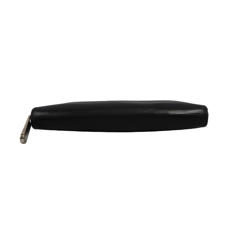 LOUIS VUITTON Epi Long Wallet, Black, LV Black Epi Leather Long Wallet