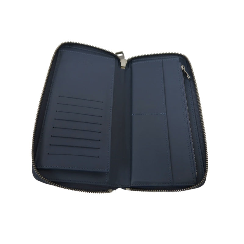 Louis Vuitton Damier Infini Long Wallet, Navy PVC