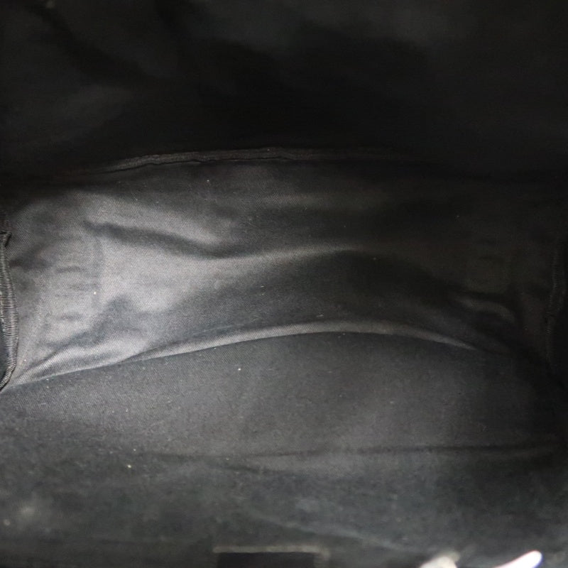 MCM Backpack, Nylon, Black, Printed Pattern
