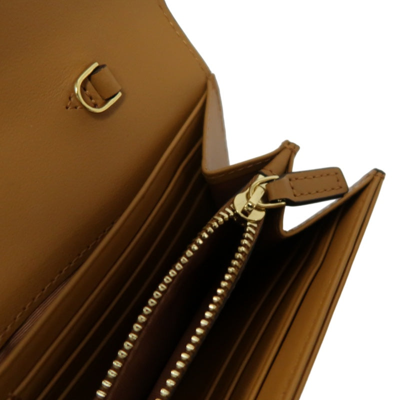 MCM WOC, Brown, Gold Hardware, Yellow Monogram PVC Crossbody Bag