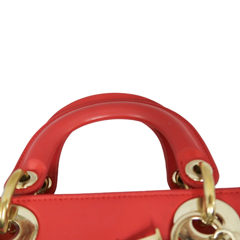 DIOR Heart Lady Dior, Niki de Saint Phalle Collaboration Handbag, Red, with Shoulder Strap, Red PVC Heart, Lady Dior Handbag and Crossbody Bag