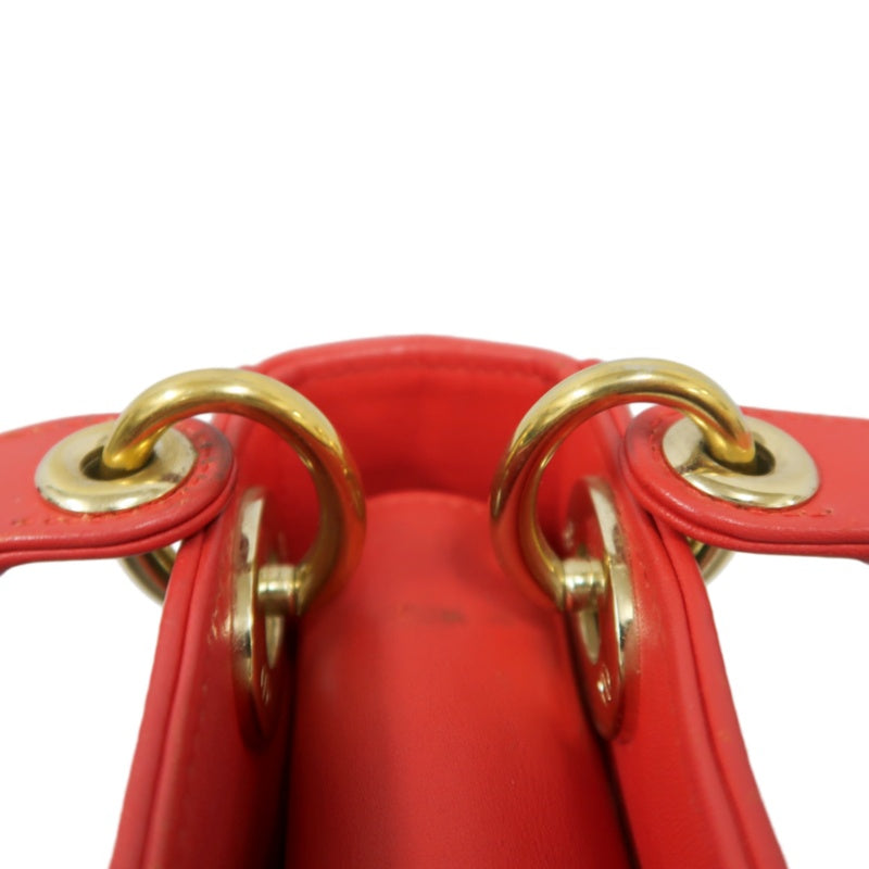 DIOR Heart Lady Dior, Niki de Saint Phalle Collaboration Handbag, Red, with Shoulder Strap, Red PVC Heart, Lady Dior Handbag and Crossbody Bag